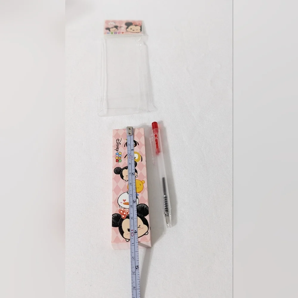 Disney Tsum Tsum Mini Pink Memo Pad With Mini Pen , NEW
